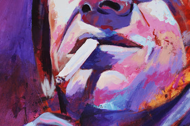 Steve McQueen Portrait 130x81 cm