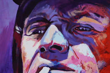 Steve McQueen Portrait 130x81 cm