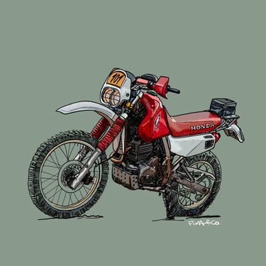 Print Classic Moto Trail