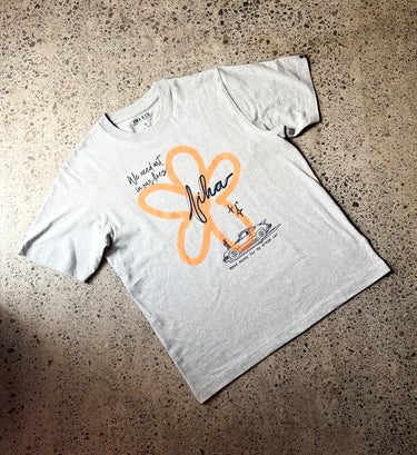 Oversize Flower Art T-shirt
