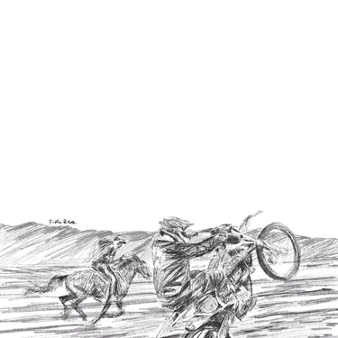Lámina Riders on the Beach