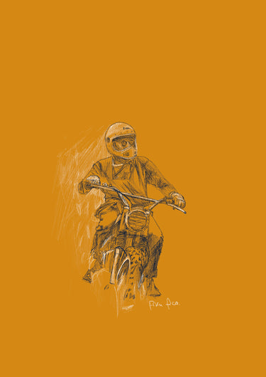 Lámina Rider in the Jungle