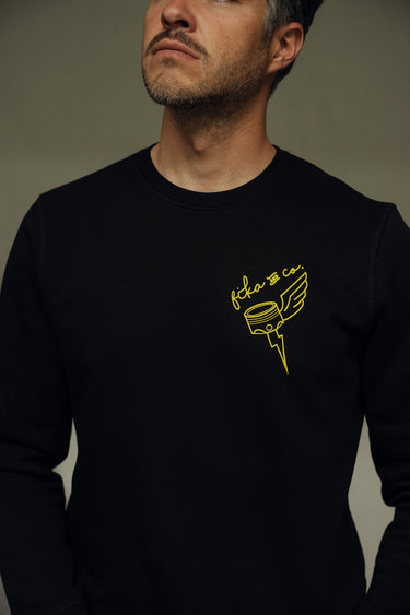 Sweatshirt Cream Logo Fika&amp;Co.
