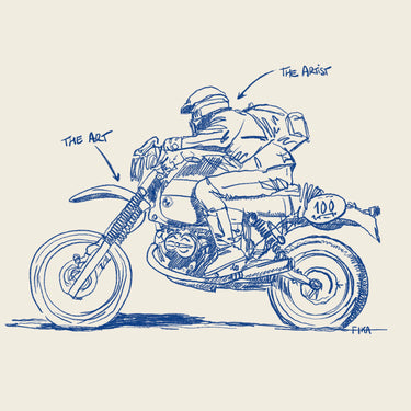 Hubert Auriol Dakar Art Print