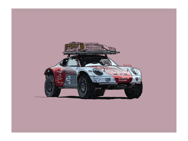 Print 1968 Porsche 908