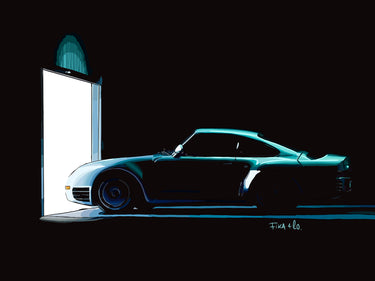 Porsche 959 Skateboard