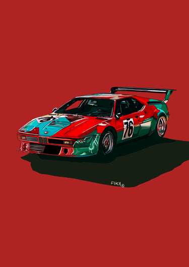 Print BMW M1 Art Car