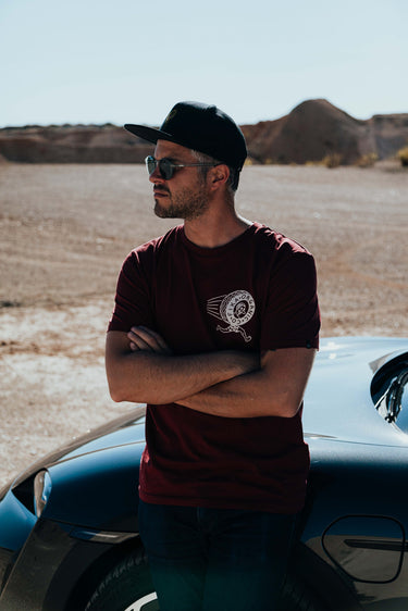 Burgundy Organic T-shirt