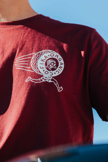 Burgundy Organic T-shirt