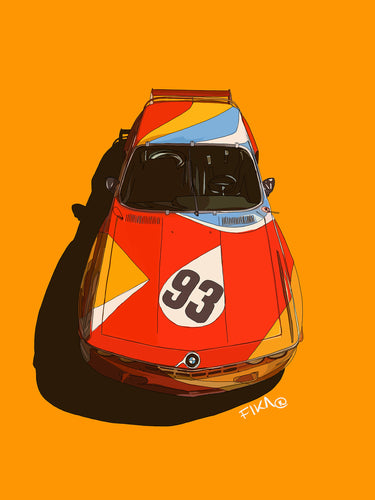 Print Racing Livery Vintage Art