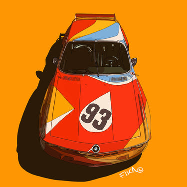 Print Racing Livery Vintage Art