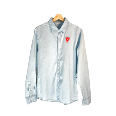 Camisa Melting Heart Light Blue