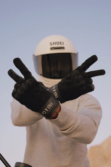 Motorcycle Leather Gloves 