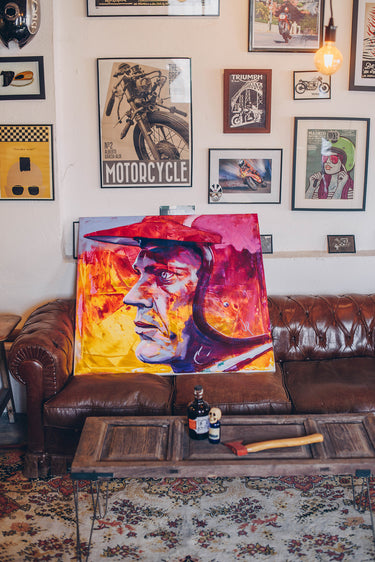 Steve McQueen 100x100cm