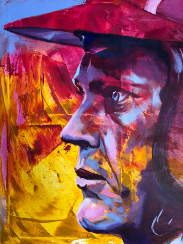 Steve McQueen 100x100cm