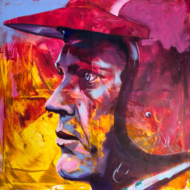 Steve McQueen 100x100cm