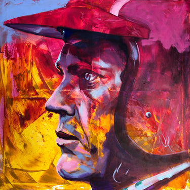 Steve McQueen 100x100cm