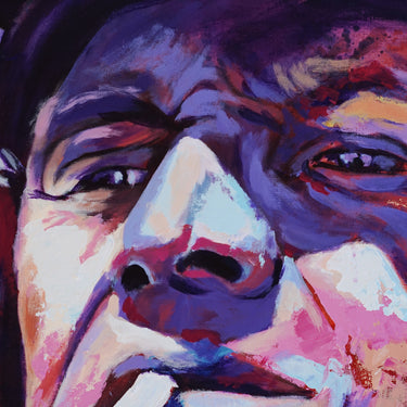 Steve McQueen Portrait 130x81 cm